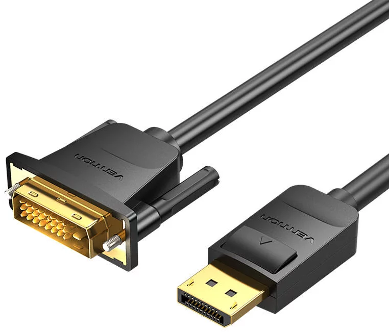 Kábel Vention DisplayPort to DVI Cable 2m HAFBH (Black)