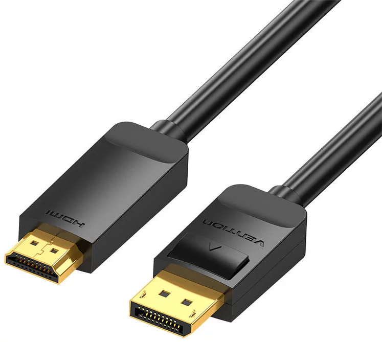 E-shop Kábel Vention 4K DisplayPort to HDMI Cable 3m HAGBI (Black)