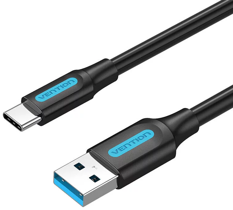 Kábel Vention USB 3.0 A to USB-C Cable COZBG 1.5m Black PVC