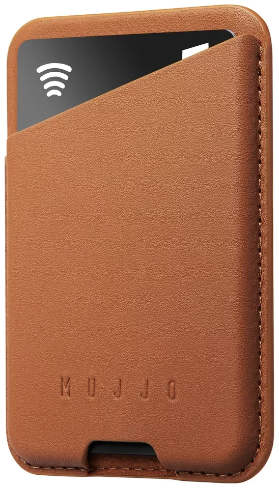Peňaženka Mujjo Magsafe Leather Card Wallet - Tan