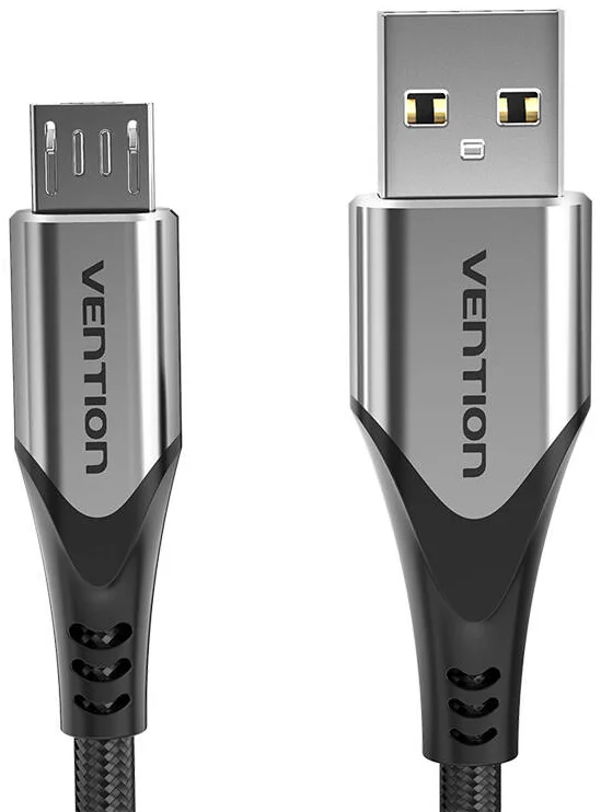 Kábel Vention USB 2.0 A to Micro-B cable COAHI 3A 3m gray
