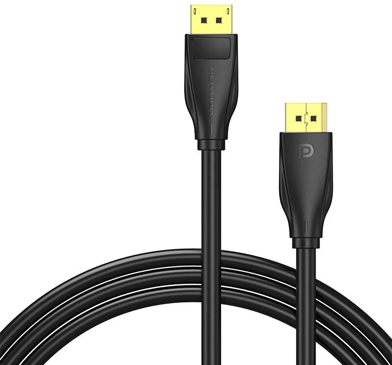 Kábel Vention DisplayPort 1.4 Cable HCCBJ 5m, 8K 60Hz/ 4K 120Hz (black)