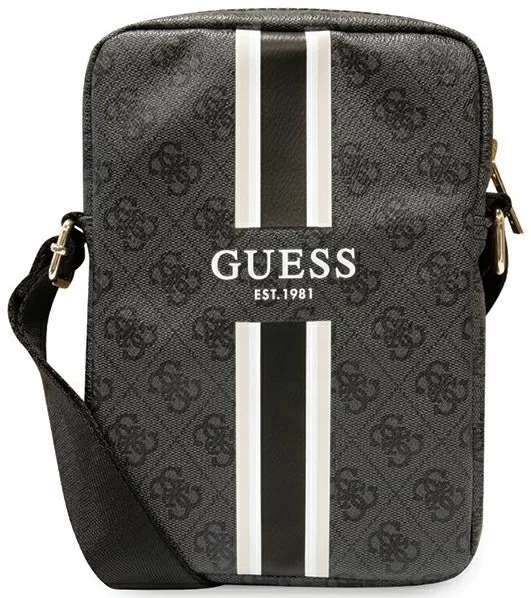 Levně Guess Bag GUTB8P4RPSK 8" black 4G stripes (GUTB8P4RPSK)