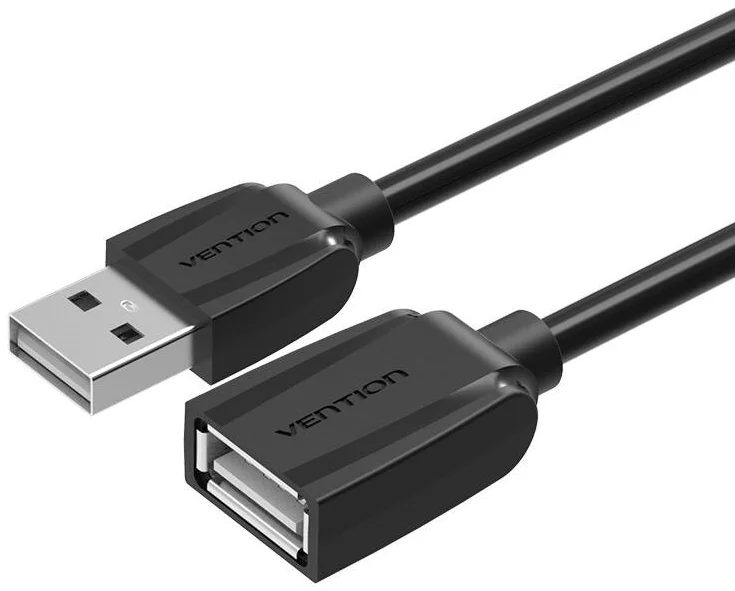 Levně Kabel Vention Extension Cable USB 2.0 VAS-A44-B050 0.5m Black