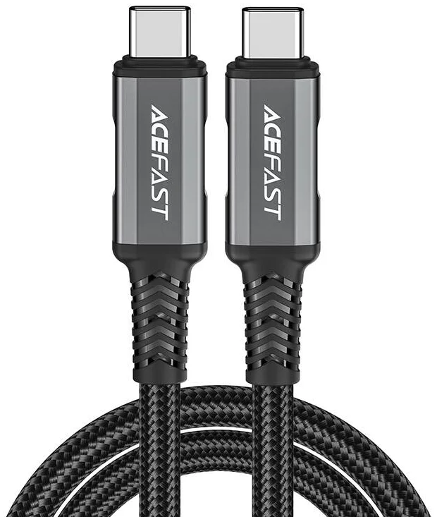 Levně Kabel Acefast Cable USB-C to USB-C C1-09, 48W, 1m (black-gray)