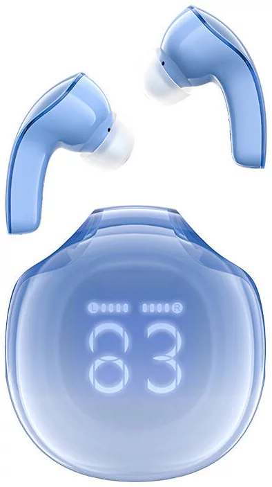 Levně Sluchátka Acefast Earphones TWS T9, Bluetooth 5.3, IPX4 (glacier blue)
