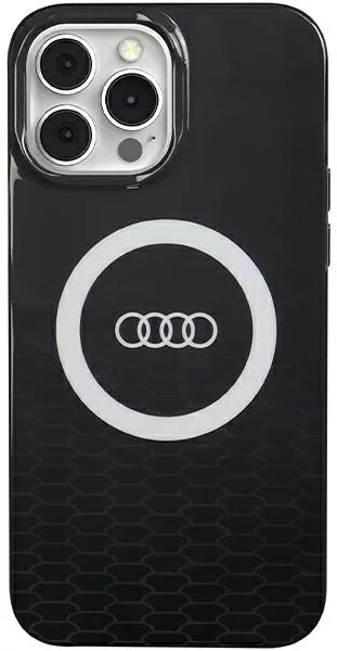 Levně Kryt Audi IML Big Logo MagSafe Case iPhone 13 Pro 6.1" black hardcase AU-IMLMIP13P-Q5/D2-BK (AU-IMLMIP13P-Q5/D2-BK)