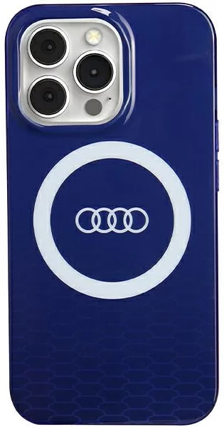 Levně Kryt Audi IML Big Logo MagSafe Case iPhone 13 Pro 6.1" navy blue hardcase AU-IMLMIP13P-Q5/D2-BE (AU-IMLMIP13P-Q5/D2-BE)