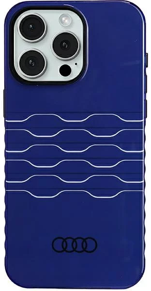 Levně Kryt Audi IML MagSafe Case iPhone 15 Pro Max 6.7" navy blue hardcase AU-IMLMIP15PM-A6/D3-BE (AU-IMLMIP15PM-A6/D3-BE)