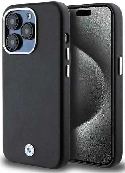 E-shop Kryt BMW BMHMP14L23PUFWK iPhone 14 Pro 6.1" black Signature Wrapped Metal MagSafe (BMHMP14L23PUFWK)