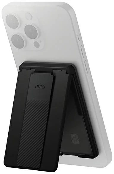 Levně Peněženka UNIQ Heldro ID magnetic wallet with support and wristband midnight black (UNIQ-HELIDCH-BLACK)