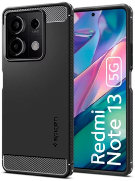 Spigen Rugged Armor matowy czarny - Xiaomi Redmi Note 13 5G (ACS07665)  