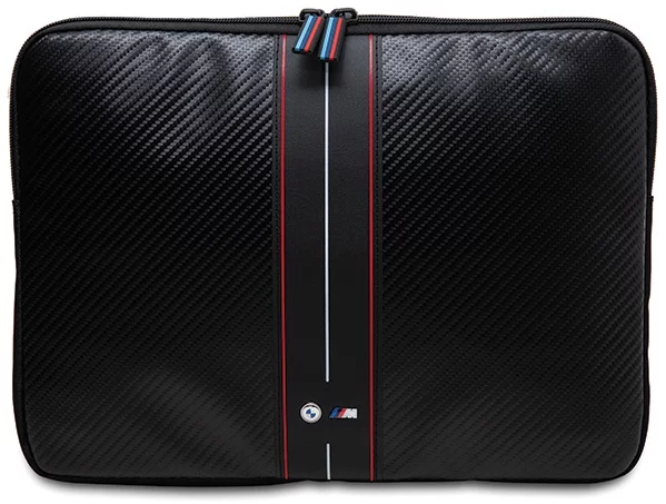 Levně BMW Sleeve BMCS14COMSCAKR 14" black Carbon Red Stripes (BMCS14COMSCAKR)