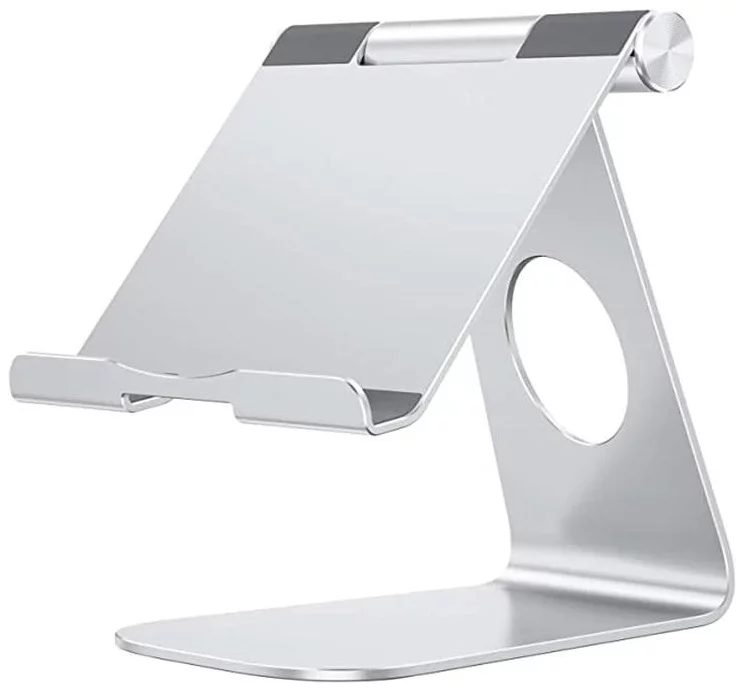 Levně OMOTON Adjustable Tablet Stand Holder (Silver)