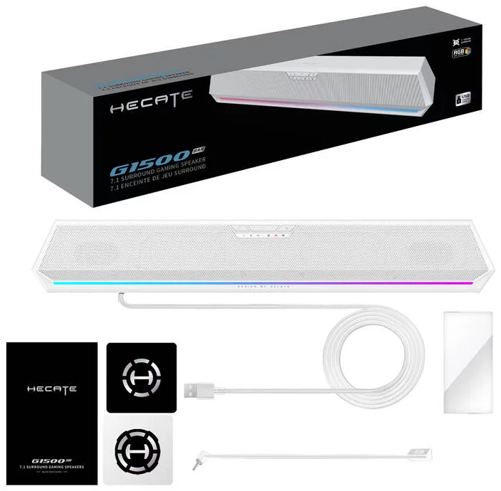 E-shop Reproduktor Edifier Gaming soundbar HECATE G1500 Bar (white)