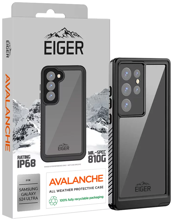 Levně Kryt Eiger Avalanche Case for Samsung S24 Ultra in Black