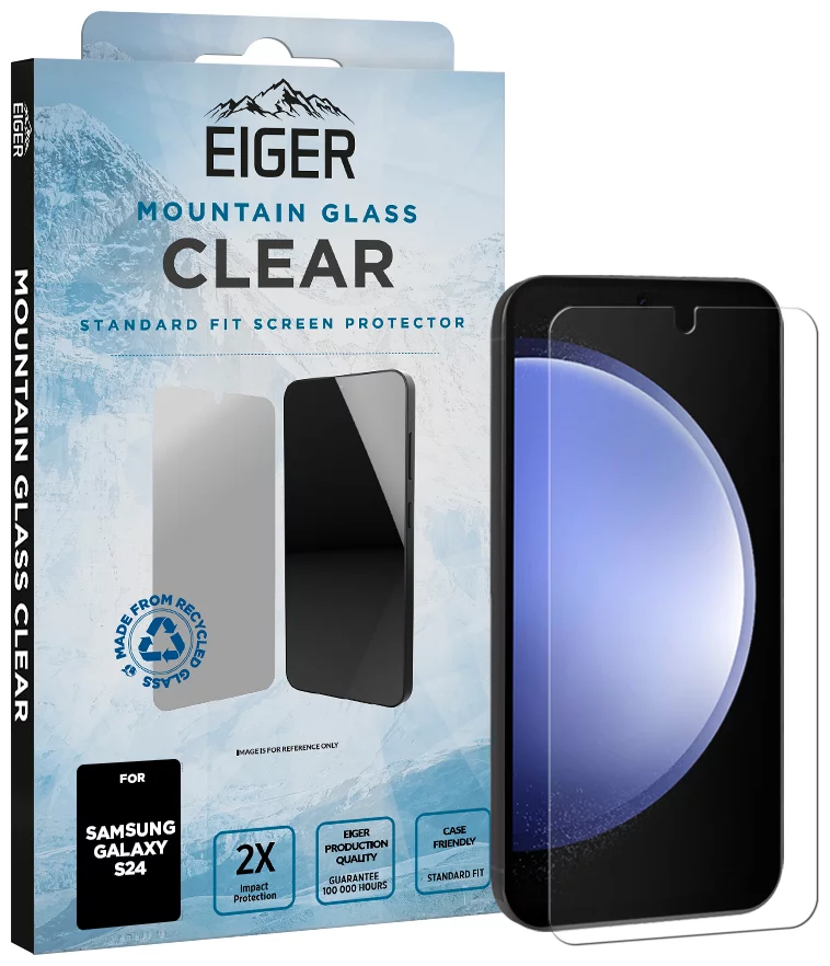 Ochranné sklo Eiger Mountain Glass CLEAR Screen Protector for Samsung S24