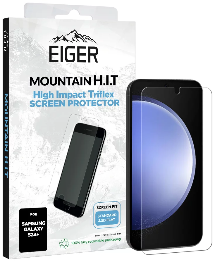 Ochranné sklo Eiger Mountain H.I.T Screen Protector (1 Pack) for Samsung S24+