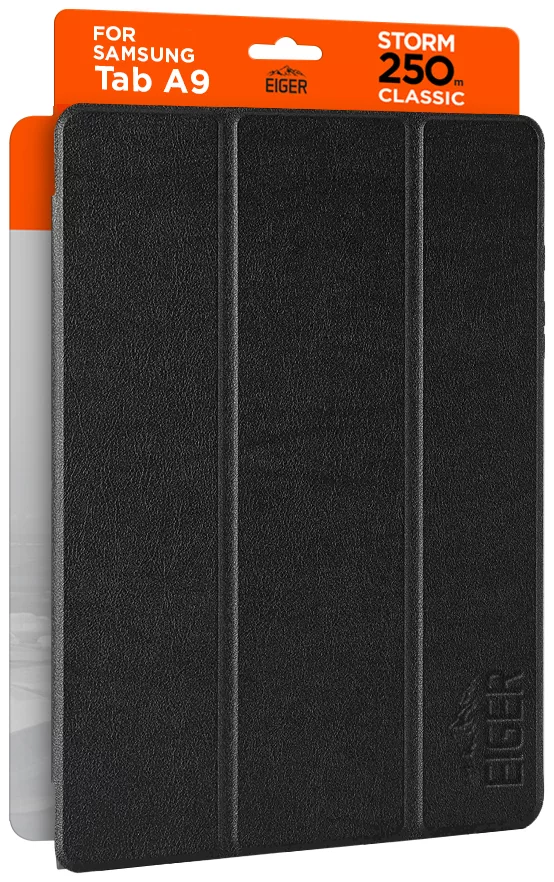 Pouzdro Eiger Storm 250m Classic Case for Samsung Tab A9 8.7 in Black in Retail Sleeve