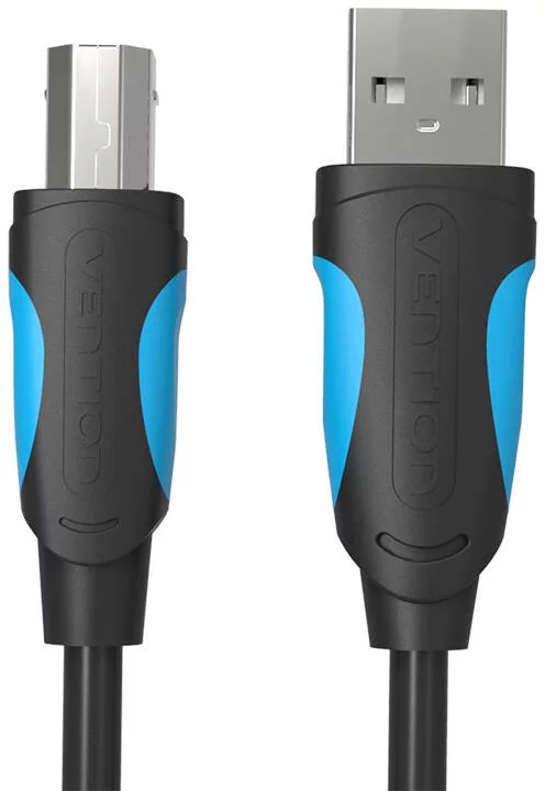 E-shop Kábel Vention Printer Cable USB 2.0 A do USB-B VAS-A16-B1000 10m Black