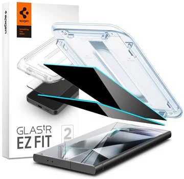 Spigen Glass tR EZ Fit Privacy 2 balenie - Samsung Galaxy S24 Ultra  