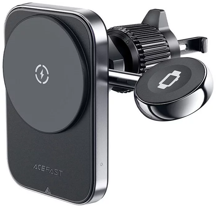Levně Držák Acefast Wireless charging car holder 2in1 D18 (black)