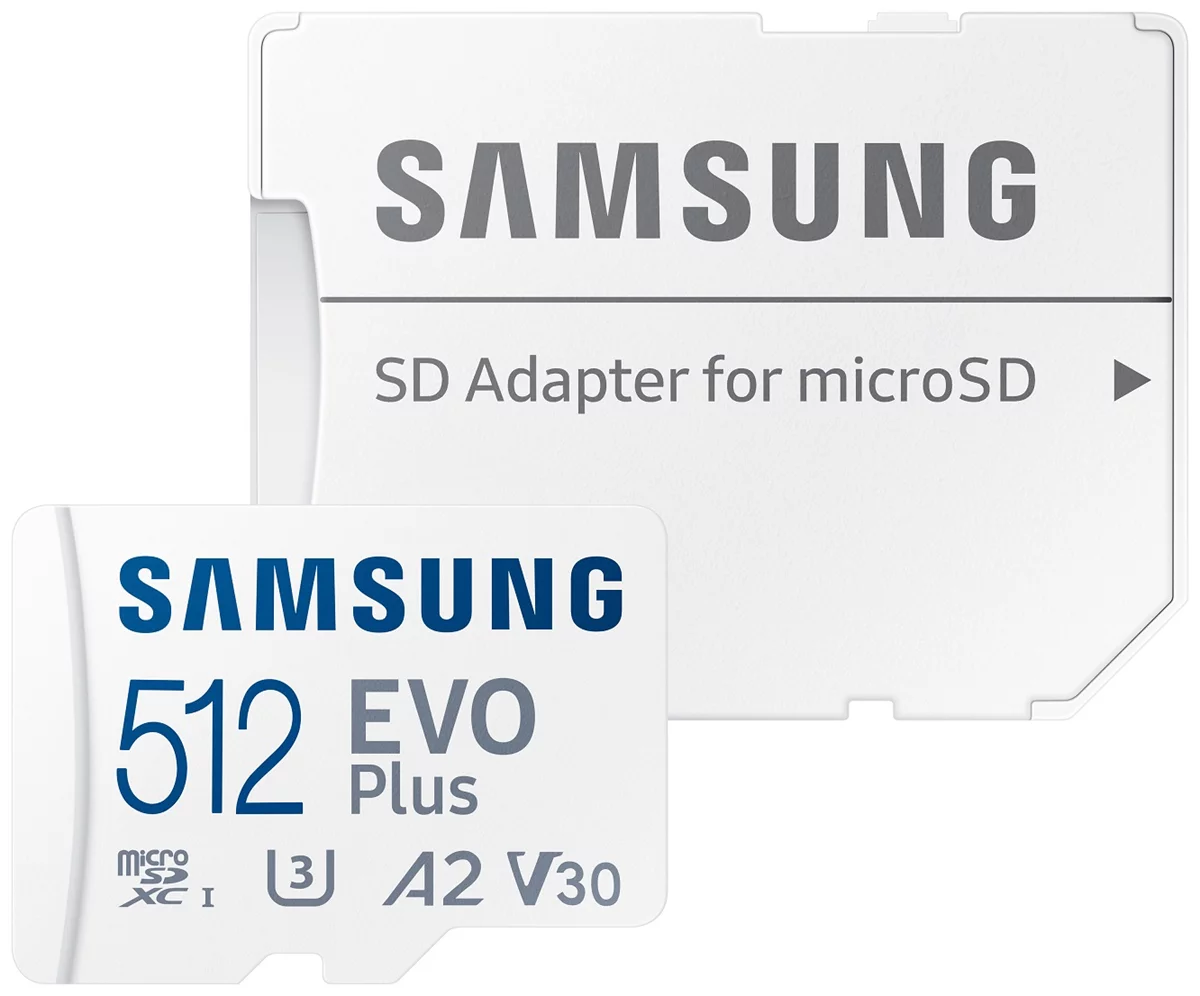 Paměťová karta Samsung micro SDXC card 512 GB EVO Plus + SD adapter