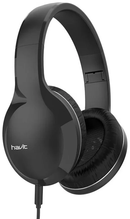 Levně Sluchátka Havit H100d wired headphones (black)