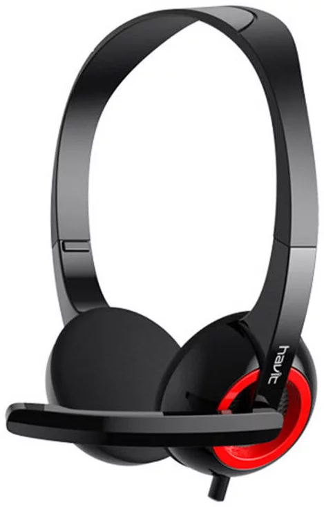 Slúchadlá Havit H202d wired headphones (black)