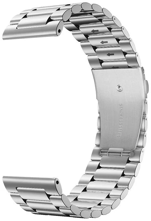Levně Řemínek Colmi Smartwatch Strap, Stainless Steel, Silver, 22mm