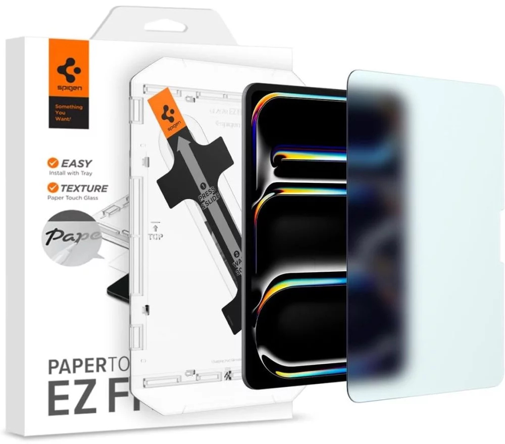 E-shop Ochranná fólia Spigen Paper Touch EZ Fit 1 Pack - iPad Pro 11" 2024 (AGL07789)
