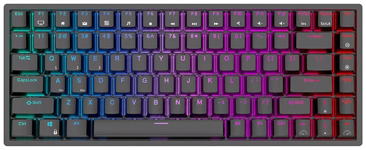 Klávesnice Royal Kludge RK84 RGB mechanical keyboard, Red switch (black)