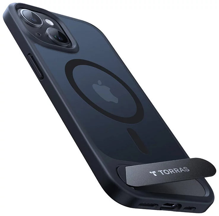 Kryt Torras Pstand case for iPhone 15 (black)