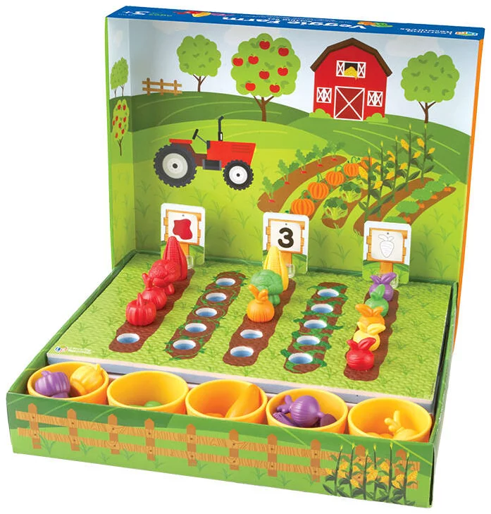 Hračka Learning Resources Vegetable Farma LER 5553 sorting learning kit