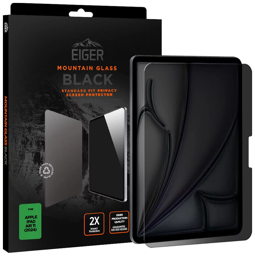 Ochranné sklo Eiger Mountain Black Privacy Tablet Screen Protector for iPad Air 13 (2024)