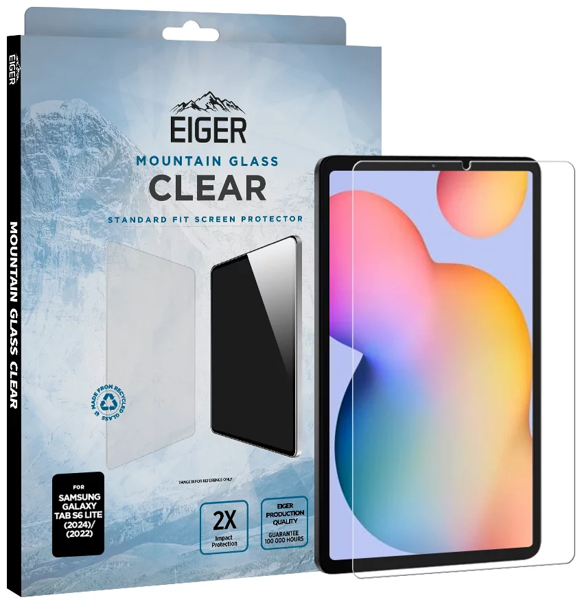 Ochranné sklo Eiger Mountain Glass CLEAR Tablet Screen Protector for Samsung Tab S6 Lite (2024)/(2022)