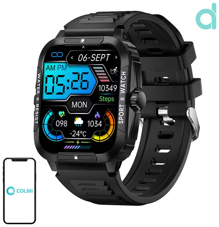 Colmi P76 smartwatch (black)