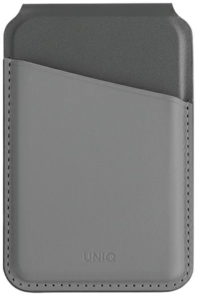 Peňaženka UNIQ Lyden DS magnetic RFID wallet and phone stand grey-black (UNIQ-LYDENDS-RGRYBLK)