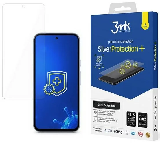 Ochranná fólia 3MK SilverProtect+ Google Pixel 8A 5G Wet-mounted Antimicrobial Film