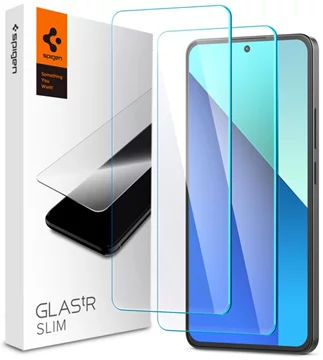 Spigen Glass tR Slim pack de 2 - Xiaomi Redmi Note 13 (AGL08295)  