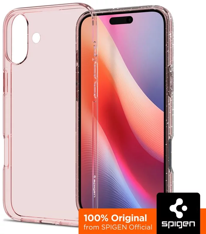 Spigen Liquid Crystal Glitter, Rose Quartz iPhone 16 (ACS08193)
