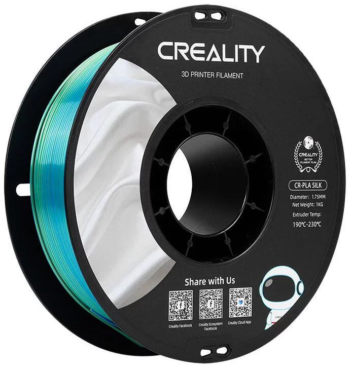 Filament Creality CR-Silk PLA Filament (Blue-green)