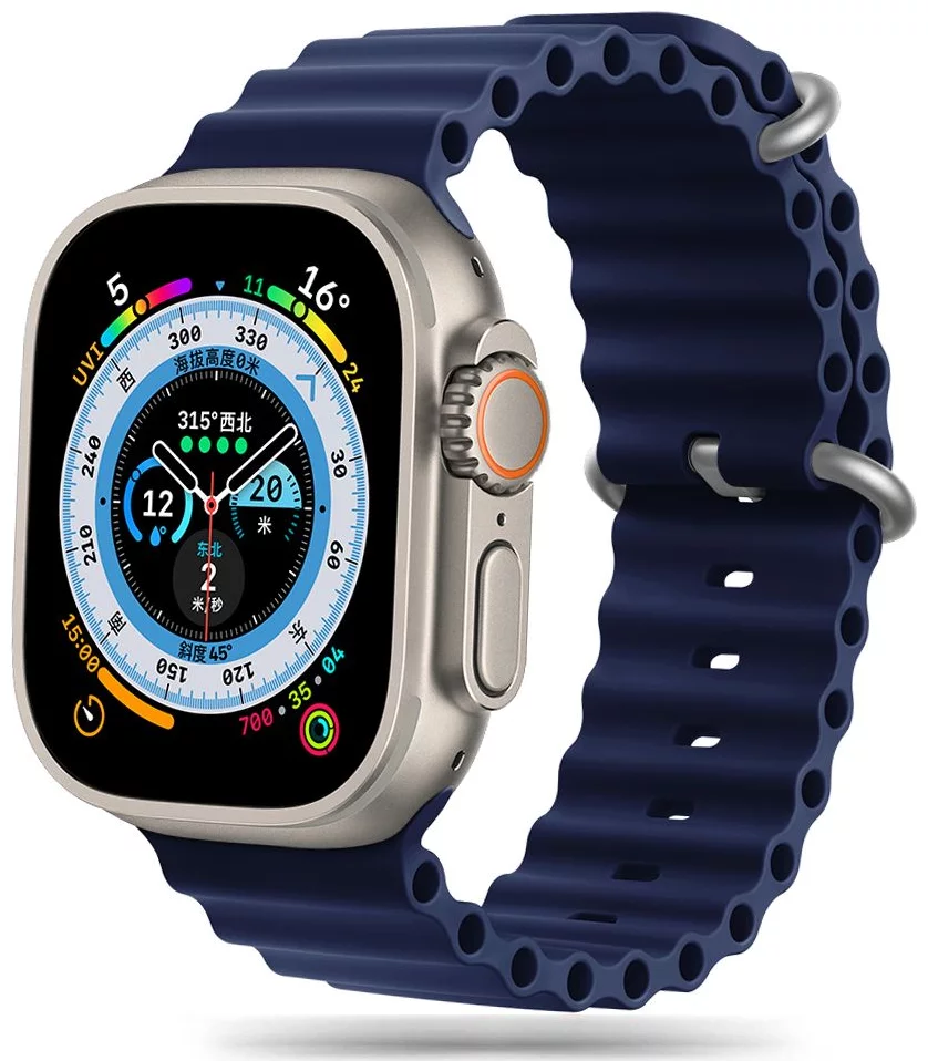 Remienok TECH-PROTECT ICONBAND PRO APPLE WATCH 4 / 5 / 6 / 7 / 8 / 9 / SE / ULTRA 1 / 2 (42 / 44 / 45 / 49 MM) MIDNIGHT BLUE (5906302310272)