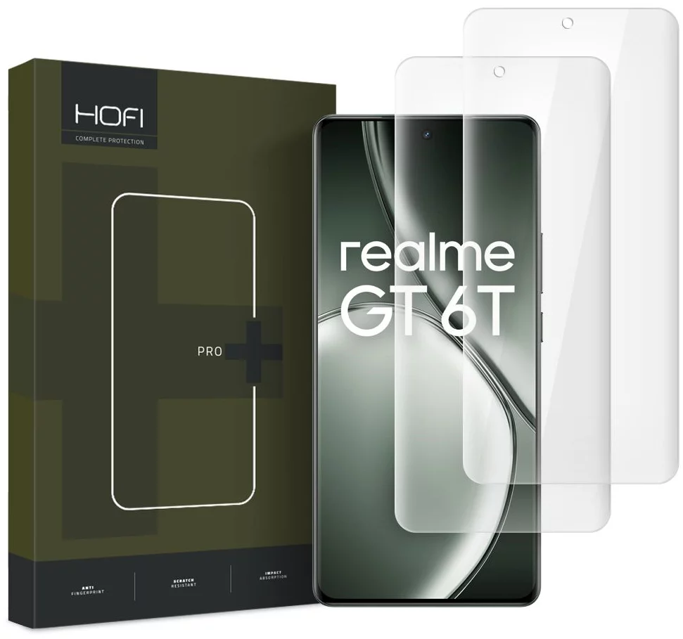 Ochranné sklo HOFI UV GLASS PRO+ 2-PACK REALME GT 6 / GT 6T CLEAR (5906302310722)