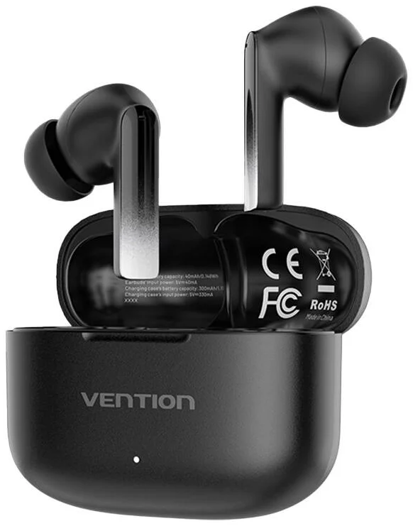 Slúchadlá Vention, Wireless earphones, NBIB0, Elf Earbuds E04 (black)