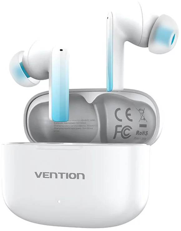 Slúchadlá Vention, Wireless earphones, NBIW0, Elf Earbuds E04 (white)