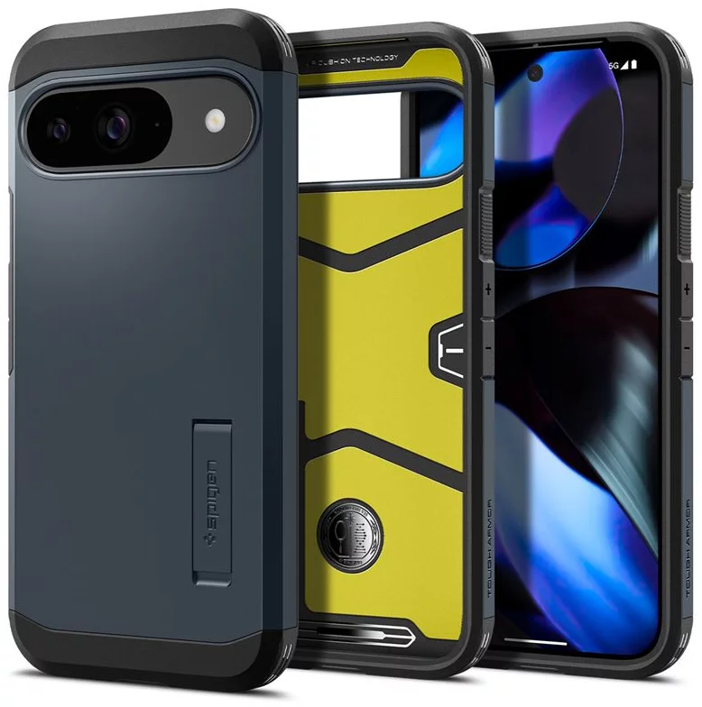 Kryt Spigen Tough Armor, metal slate - Google Pixel 9 Pro/Pixel 9 (ACS07693)