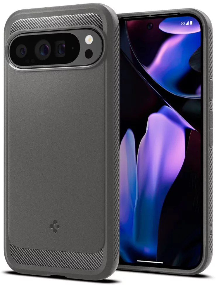 Kryt Spigen Rugged Armor, marble gray - Google Pixel 9 Pro XL (ACS07784)