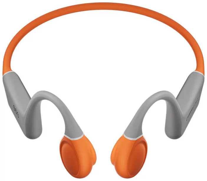 Slúchadlá QCY T25 open-ear wireless headphones (gray-orange)