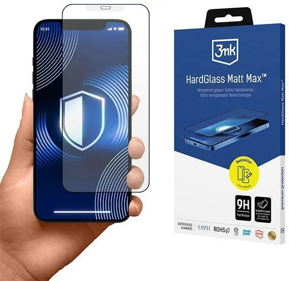 Ochranné sklo 3MK HardGlass Matt Max iPhone X/XS/ 11 Pro 6.5\